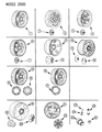 1993 Dodge Ram Wagon Spare Wheel Diagram - 52057797