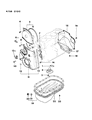 Chrysler Conquest Timing Cover Gasket Diagram - MD041005