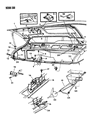 Dodge Ram Wagon Hood Latch Diagram - 55074995