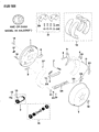 1988 Jeep Comanche Parking Brake Cable Diagram - J3201027