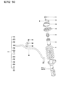 Dodge Colt Sway Bar Kit Diagram - MB844457