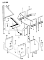 Jeep J10 Door Seal Diagram - J5761984