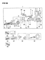 Dodge Colt Carrier Bearing Spacer Diagram - MB044434