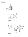 1993 Dodge Stealth Belt Tensioner Diagram - MD308882