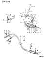 Chrysler Shift Cable Diagram - MB910538