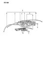 Dodge Blower Control Switches Diagram - MB380804