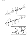 Dodge Aries CV Boot Diagram - 4367010