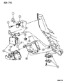 1993 Dodge Viper Seat Belt Diagram - HV60LX9