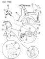 Jeep Grand Wagoneer Door Seal Diagram - 55134724