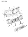 1994 Jeep Grand Cherokee Grille Diagram - 55054890
