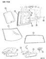 1994 Dodge Ram 3500 Weather Strip Diagram - 55134610