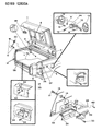 Chrysler New Yorker Trunk Lid Latch Diagram - 4615436