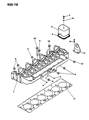 1990 Dodge D150 Cylinder Head Diagram - R5013850AA