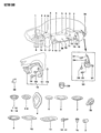 Chrysler Conquest Drain Plug Diagram - MB406988
