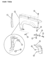 Jeep Grand Wagoneer Fender Diagram - 55031835