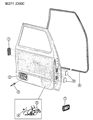 Dodge D150 Door Seal Diagram - 55023781