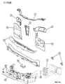 Dodge Neon Front Cross-Member Diagram - 4741415