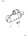 Dodge Ram 1500 Starter Motor Diagram - R4741012