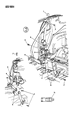 Chrysler LeBaron Seat Belt Diagram - F609FS8