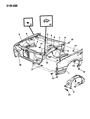 Dodge Daytona Fender Diagram - 4549106