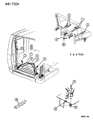 1994 Dodge Ram Wagon Seat Belt Diagram - 5DW52RB7