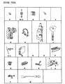 Chrysler TC Maserati Door Lock Switch Diagram - 4373077