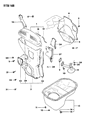 Dodge Stealth Timing Cover Diagram - MD141454