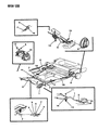 Chrysler Imperial Parking Brake Cable Diagram - 4423129