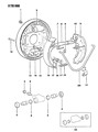Dodge Colt Wheel Cylinder Diagram - MB193411