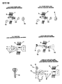 Chrysler LeBaron Ignition Lock Assembly Diagram - 5257136