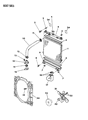 1990 Dodge Dakota Radiator Diagram - 52028021