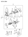 Chrysler Starter Brush Diagram - MD611217