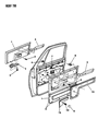 Dodge W150 Armrest Diagram - L875JS8