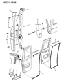 Dodge Ram Wagon Weather Strip Diagram - 55134668
