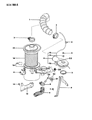 Chrysler New Yorker Air Filter Diagram - MD603340