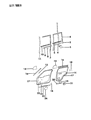 Jeep Comanche Weather Strip Diagram - 55005529