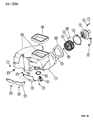 Jeep Comanche Blower Motor Resistor Diagram - 55036000