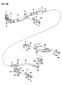1994 Dodge Colt Catalytic Converter Gasket Diagram - MB687012