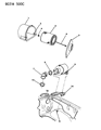 Dodge D350 Air Filter Diagram - 4713953
