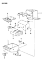 1993 Dodge Caravan Ashtray Diagram - 4460766