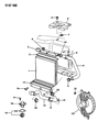 1992 Dodge Caravan Radiator Hose Diagram - H0061726