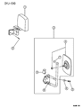 2002 Jeep Wrangler Car Mirror Diagram - 55154883