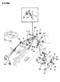 Dodge Diplomat Accelerator Cable Diagram - 4306179
