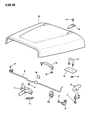 Jeep Wrangler Hood Latch Diagram - 55009428