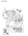 Chrysler Heater Core Diagram - 4644228