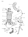 1984 Chrysler Laser Air Filter Diagram - MD603340