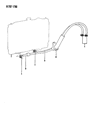 1992 Dodge Colt Transmission Oil Cooler Hose Diagram - MB010582