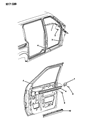 Dodge Caravan Window Run Diagram - 4475299