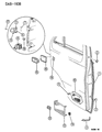 1994 Dodge Ram Wagon Door Hinge Diagram - 55076269