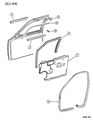 1998 Jeep Grand Cherokee Door Seal Diagram - 55135169